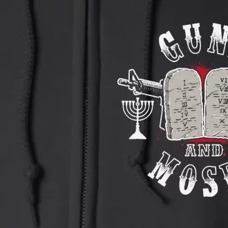 Guns N Moses Israeli Defense Force IDF Full Zip Hoodie