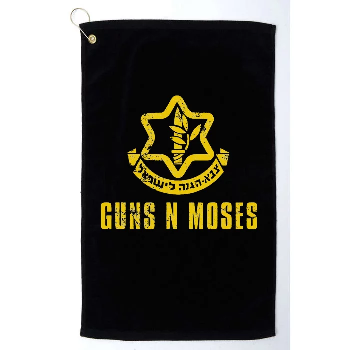 Guns N Moses Israel Defense Forces IDF Tzahal Krav Maga Platinum Collection Golf Towel