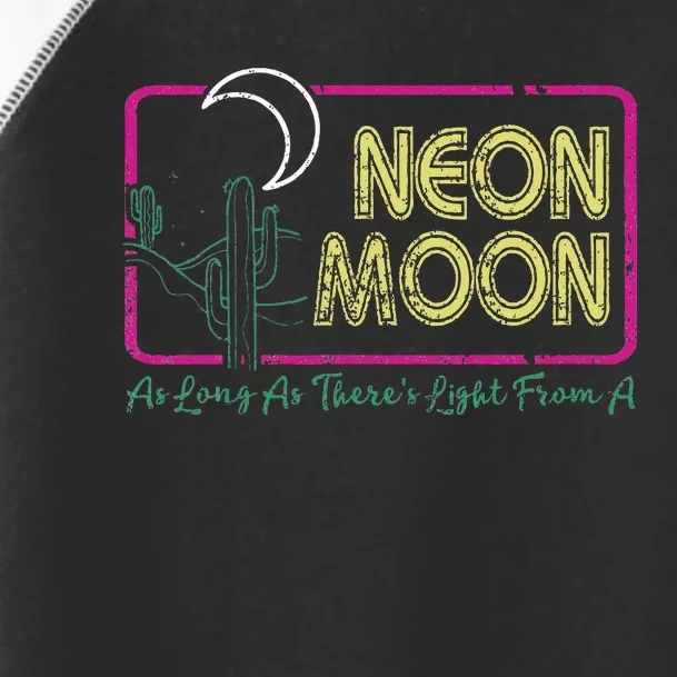 Groovy Neon Moon Lyrics Music 70s Retro Cactus Toddler Fine Jersey T-Shirt