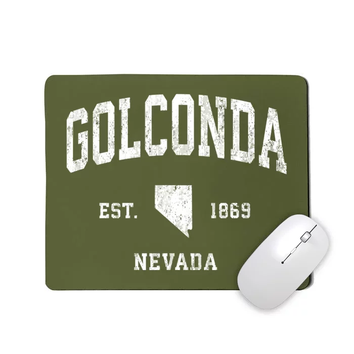 Golconda Nevada Nv Vintage Athletic Sports Mousepad