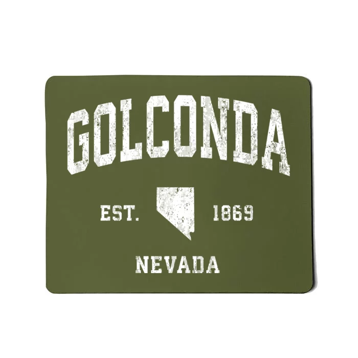 Golconda Nevada Nv Vintage Athletic Sports Mousepad