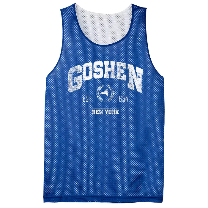 Goshen Ny New York Vintage Throwback Mesh Reversible Basketball Jersey Tank