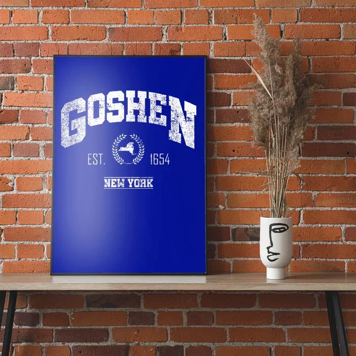 Goshen Ny New York Vintage Throwback Poster