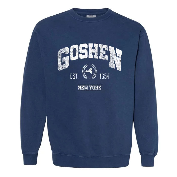 Goshen Ny New York Vintage Throwback Garment-Dyed Sweatshirt