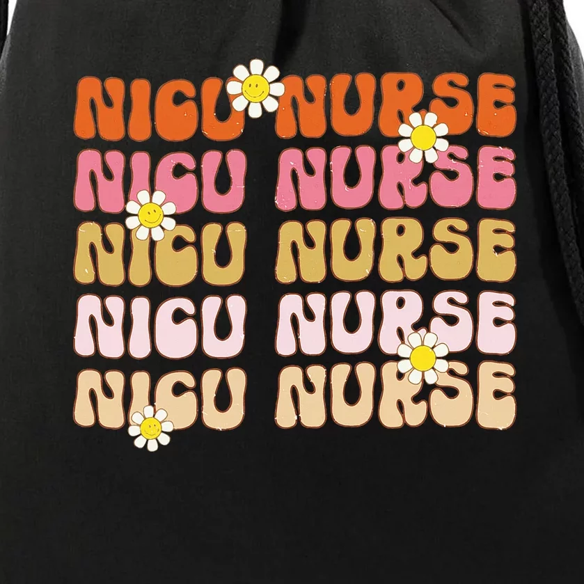 Groovy NICU Nurse Neonatal Intensive Care Unit Cute Drawstring Bag