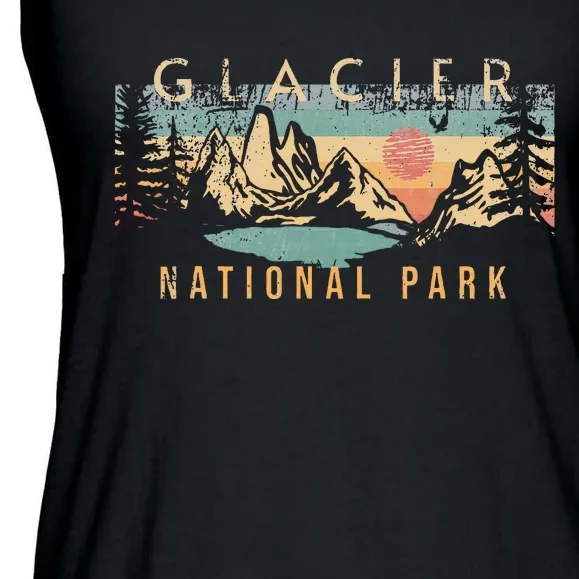 Glacier National Park Ladies Essential Flowy Tank