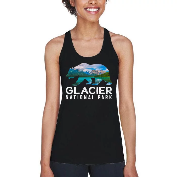 Glacier National Park Montana National Park Women's Racerback Tank