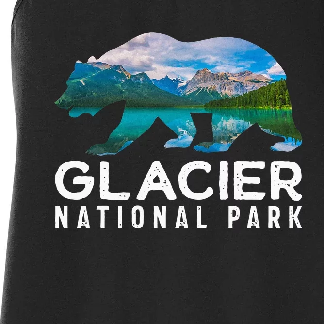 Glacier National Park Montana National Park Women's Racerback Tank