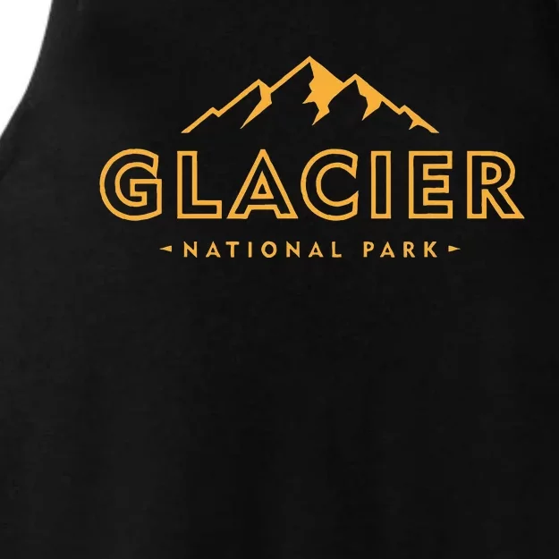 Glacier National Park Montana Hiking Souvenir Ladies Tri-Blend Wicking Tank