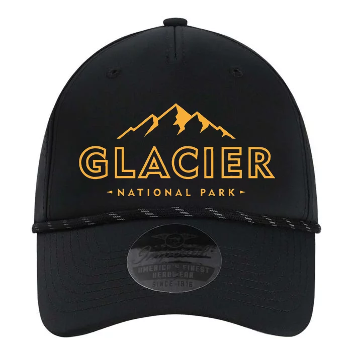 Glacier National Park Montana Hiking Souvenir Performance The Dyno Cap