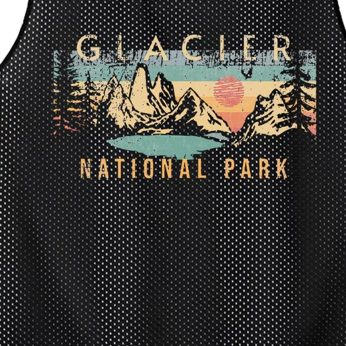 Glacier National Park Mesh Reversible Basketball Jersey Tank