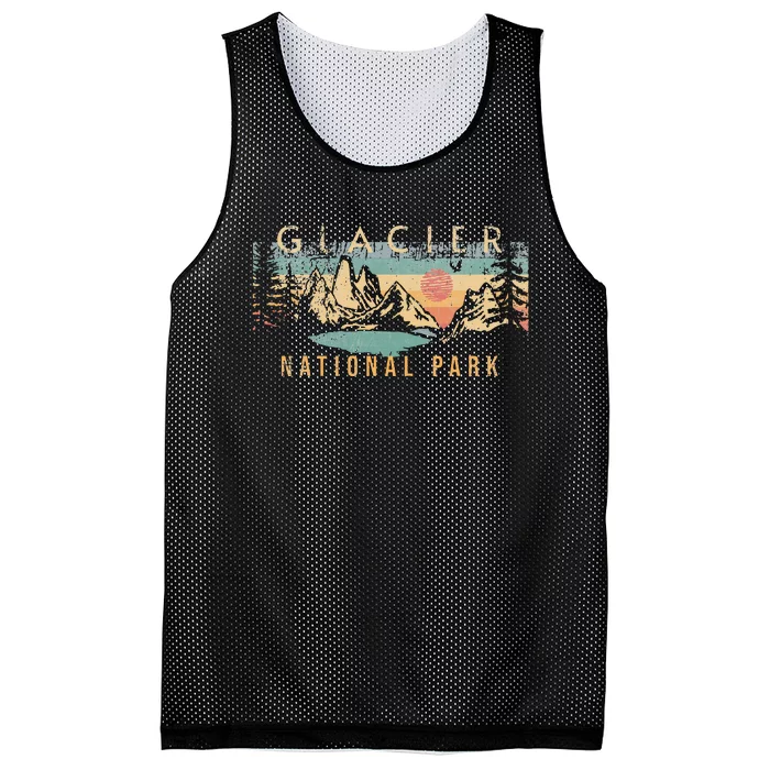 Glacier National Park Mesh Reversible Basketball Jersey Tank