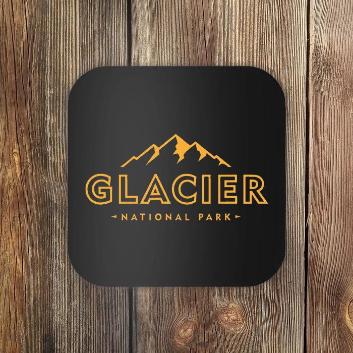 Glacier National Park Montana Hiking Souvenir Coaster