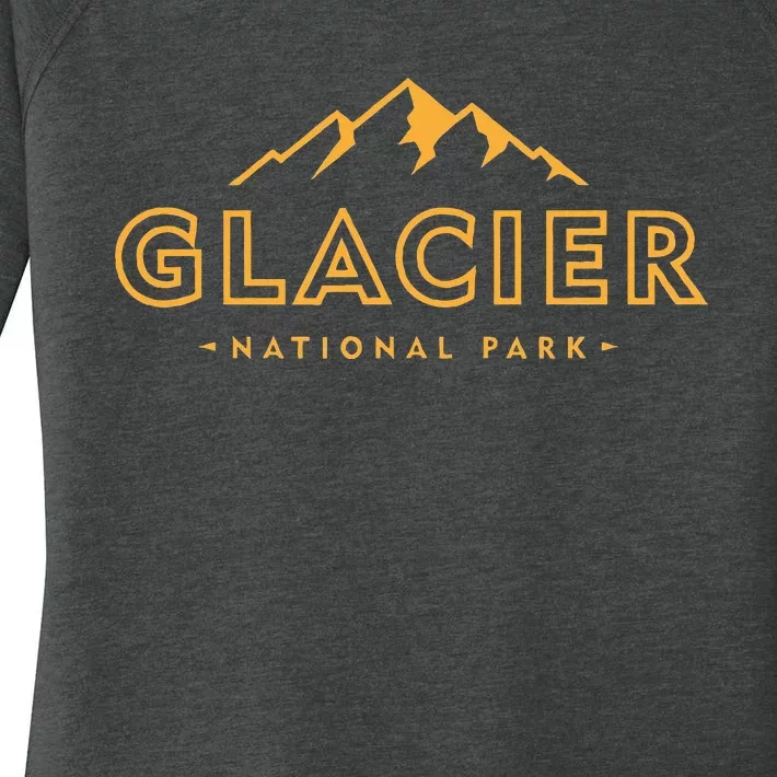 Glacier National Park Montana Hiking Souvenir Women's Perfect Tri Tunic Long Sleeve Shirt