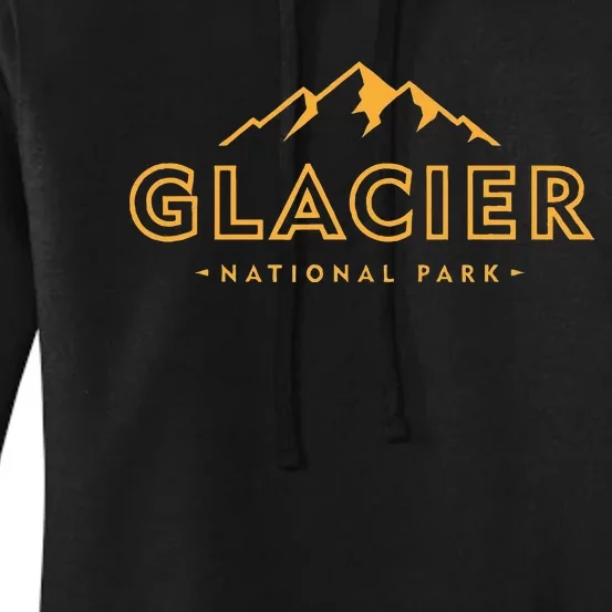 Glacier National Park Montana Hiking Souvenir Women's Pullover Hoodie