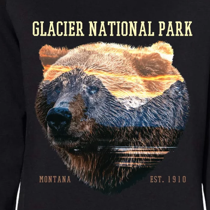 Glacier National Park Womens California Wash Sweatshirt