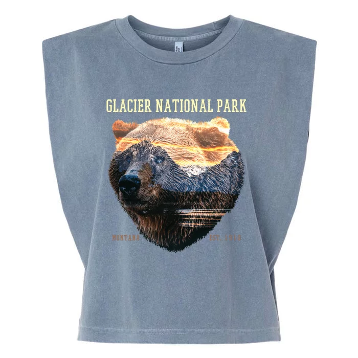 Glacier National Park Garment-Dyed Women's Muscle Tee