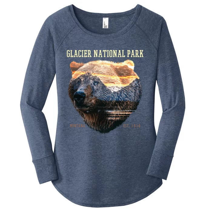 Glacier National Park Women's Perfect Tri Tunic Long Sleeve Shirt