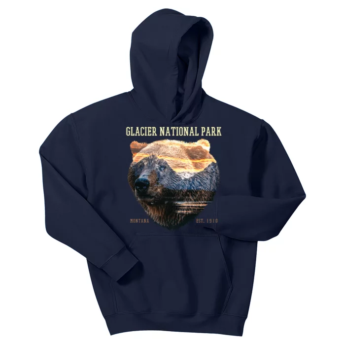 Glacier National Park Kids Hoodie