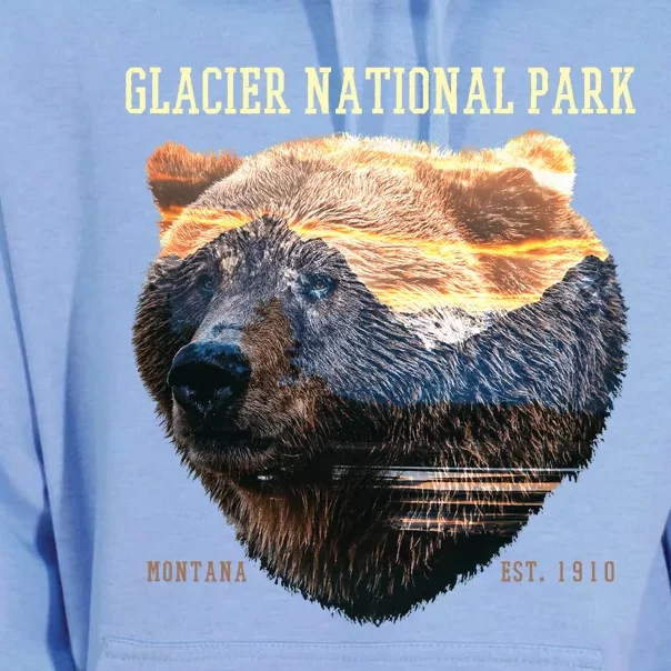 Glacier National Park Unisex Surf Hoodie