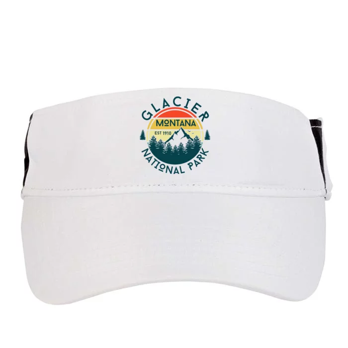 Glacier National Park Montana Hiking Nature Outdoors Adult Drive Performance Visor