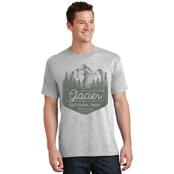 Glacier National Park Hoodie - Montana Vacation T-Shirt