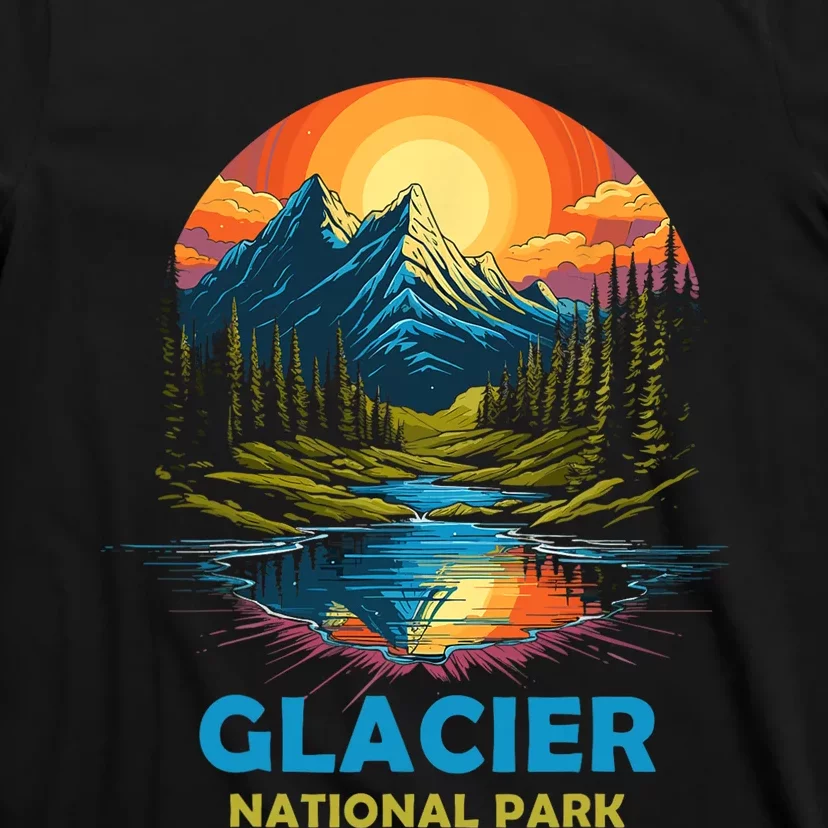 Glacier National Park Montana Mountains Trip T-Shirt