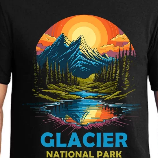 Glacier National Park Montana Mountains Trip Pajama Set