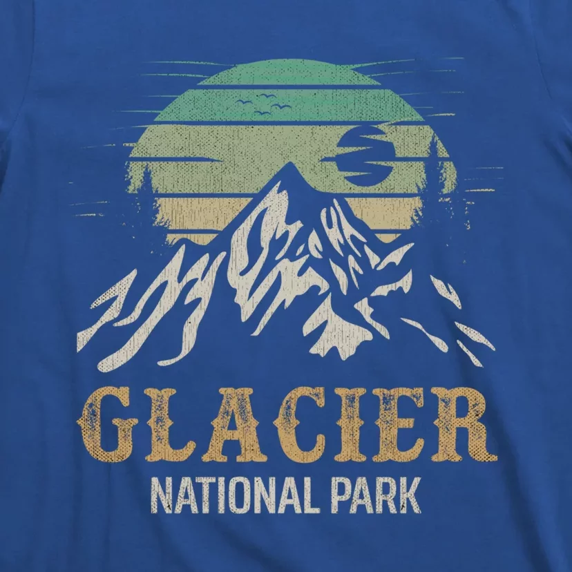 Glacier National Park Merchandise Retro Glacier Souvenirs Cute Gift T-Shirt