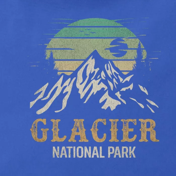 Glacier National Park Merchandise Retro Glacier Souvenirs Cute Gift Zip Tote Bag