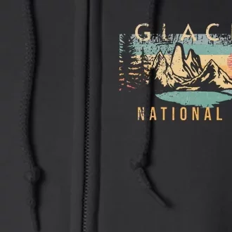 Glacier National Park Full Zip Hoodie