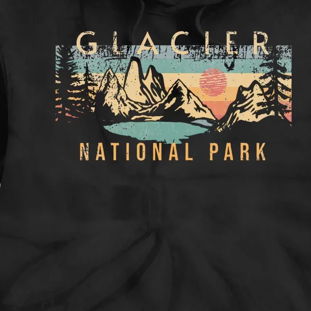 Glacier National Park Tie Dye Hoodie