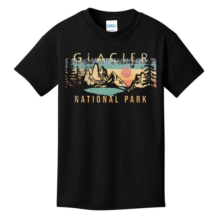 Glacier National Park Kids T-Shirt