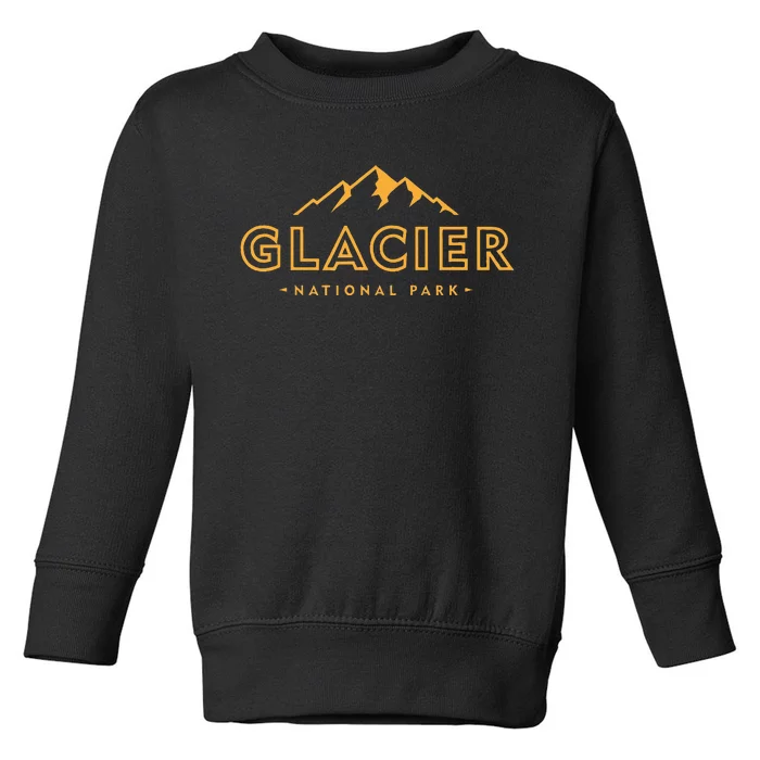 Glacier National Park Montana Women Hiking Souvenir Toddler Sweatshirt