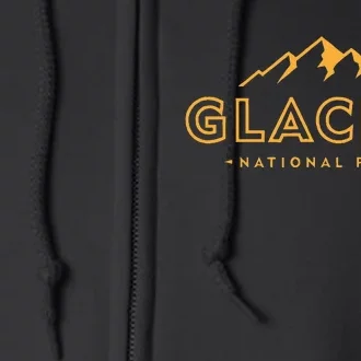 Glacier National Park Montana Women Hiking Souvenir Full Zip Hoodie