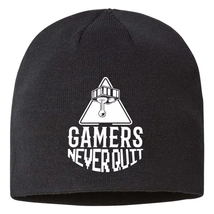 Gamers Never Quit 8 1/2in Sustainable Knit Beanie