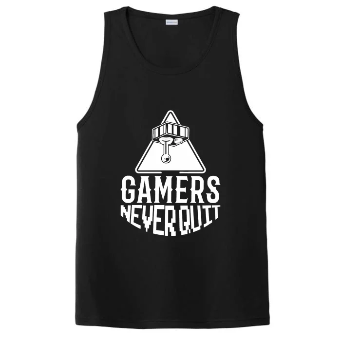 Gamers Never Quit Performance Tank