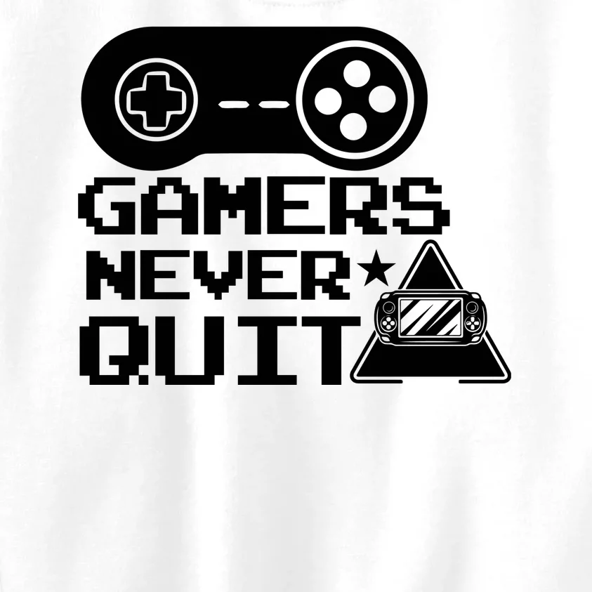 Gamers Never Quit Kids Sweatshirt