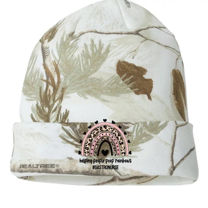 Gastro Nurse Rainbow Gastroenterology Nurse Endoscopy Nurse Cool Gift Kati - 12in Camo Beanie