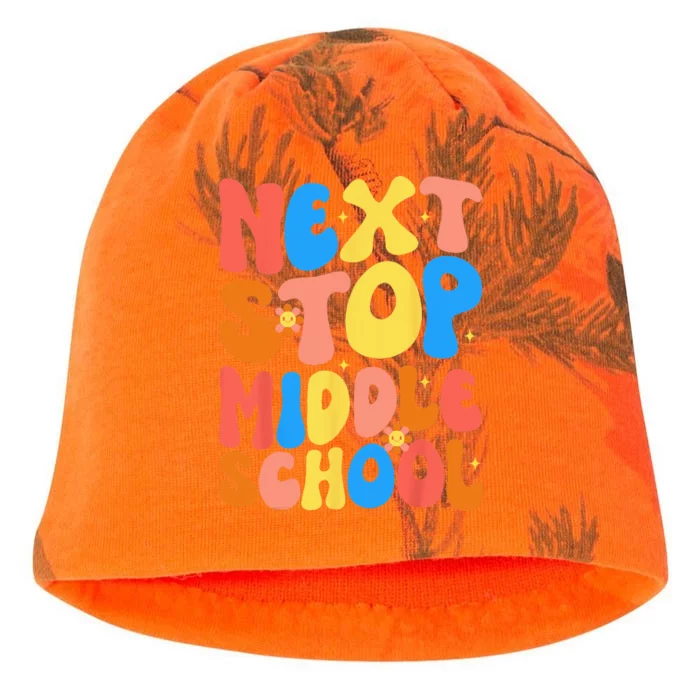 Groovy Next Stop Middle School Elementary School Graduation Kati - Camo Knit Beanie