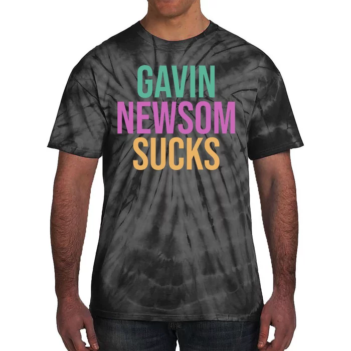 Gavin Newsom Sucks Tie-Dye T-Shirt