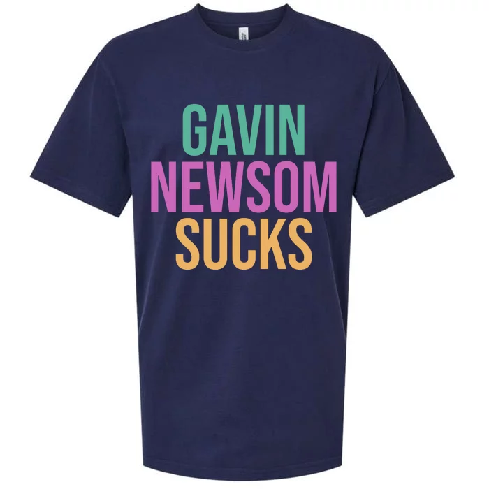 Gavin Newsom Sucks Sueded Cloud Jersey T-Shirt