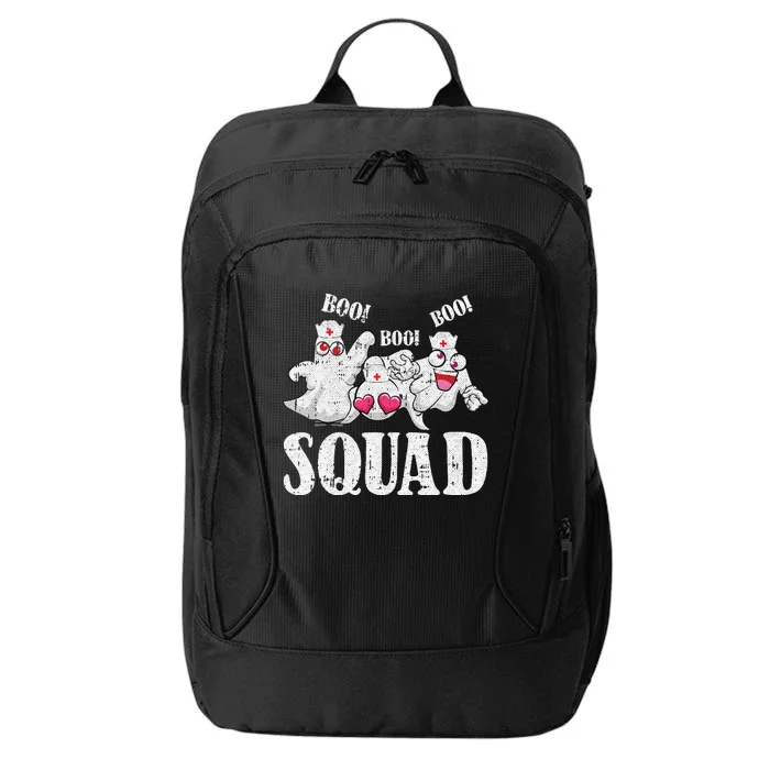 Ghost Nurse Squad Lazy Halloween Costume Funny Boo Ghoul RN City Backpack