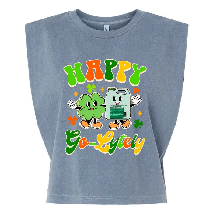 Gi Nurse St PatrickS Day Gastroenterologist Happy Golytely Garment-Dyed Women's Muscle Tee