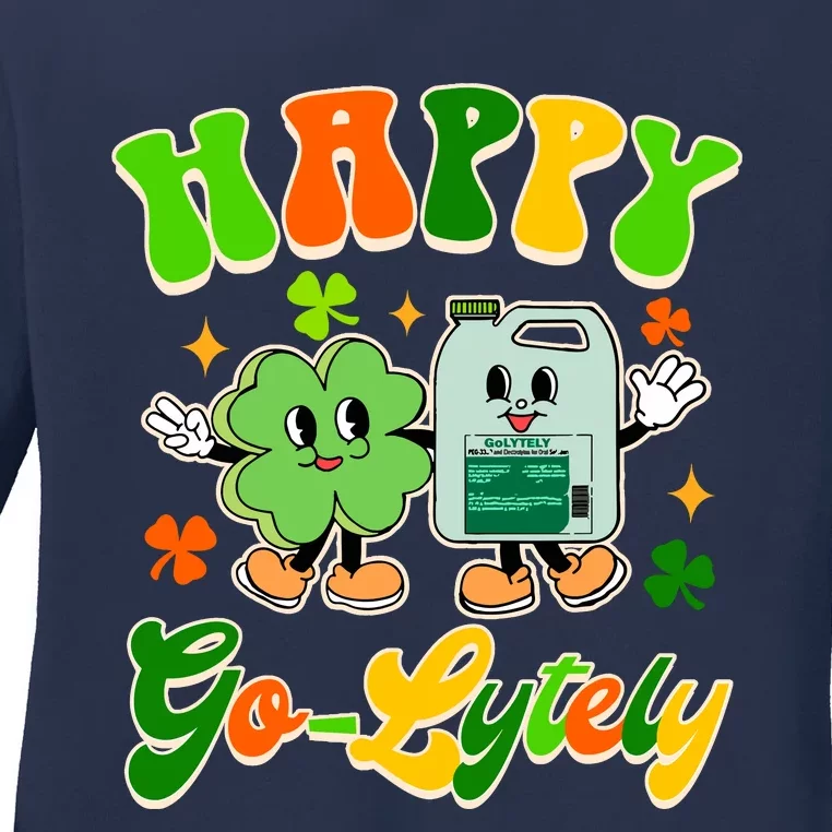 Gi Nurse St PatrickS Day Gastroenterologist Happy Golytely Ladies Long Sleeve Shirt