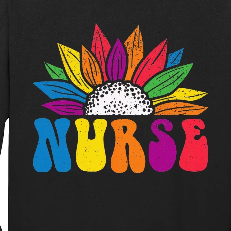 Groovy Nurse Tee  Future Nurse Appreciation Nursing Long Sleeve Shirt