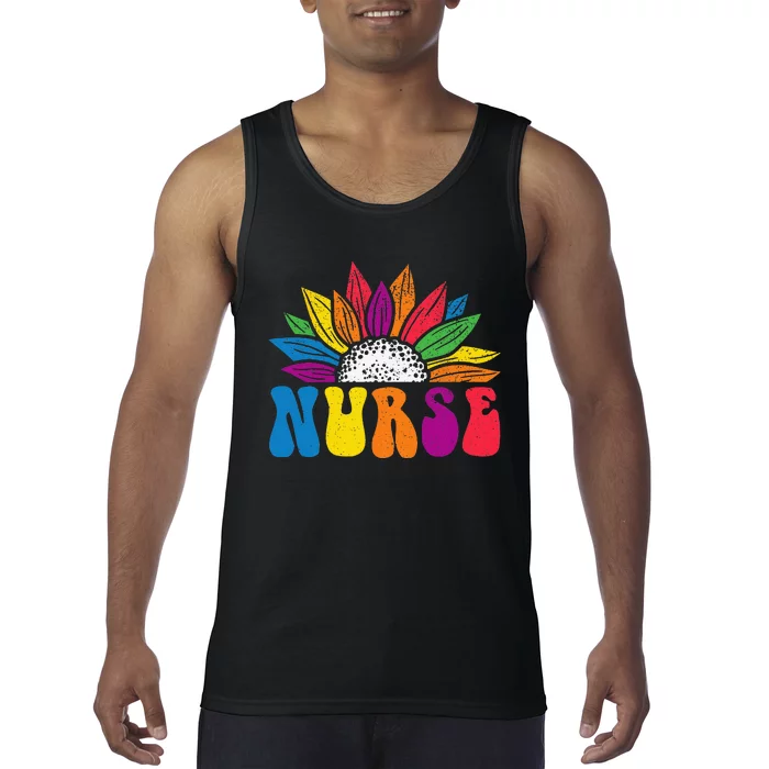 Groovy Nurse Tee  Future Nurse Appreciation Nursing Tank Top