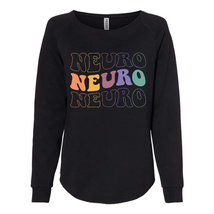 Groovy Neuro Trauma Icu Nurse Neurology Nurse Neuroscience Womens California Wash Sweatshirt