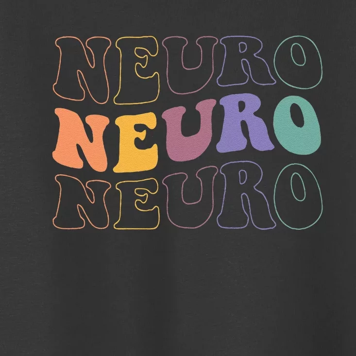 Groovy Neuro Trauma Icu Nurse Neurology Nurse Neuroscience Toddler T-Shirt