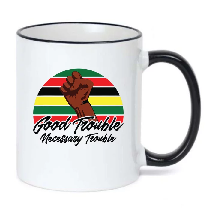 Good Necessary Trouble For Social Justice Black Color Changing Mug